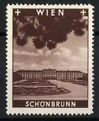 Reklamemarke Wien, Schönbrunn, Schlossansicht