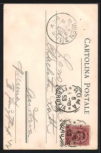 AK S. S. Leone XIII entra dalla Porta Santa in San Pietro, Papst Leo XIII.