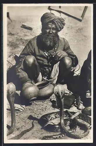 AK Schlangenbeschwörer, Indien, Kobras