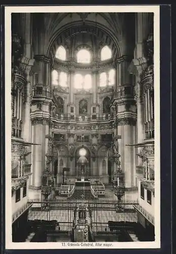 AK Granada, Catedral, Altar mayor