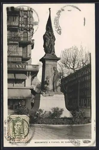 AK Barcelona, Monumento a Rafael de Casanova