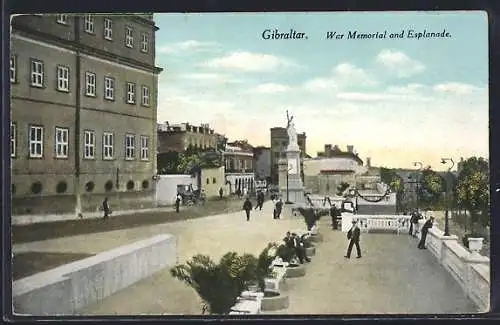 AK Gibraltar, War Memorial and Esplanade