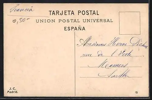 AK Madrid, Iglesia de los Jerónimos y Real Academia Espanola