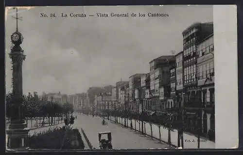 AK La Coruna, Vista General de los Cantones