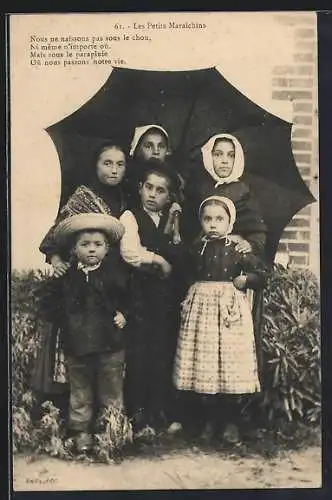 AK Les Petits Maraichins, Pays de la Loire