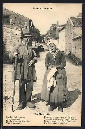 AK Patois Vendéen, La Mougette, Pays de la Loire
