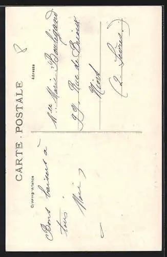 AK Vendée, junges Paar in Tracht aus Challans