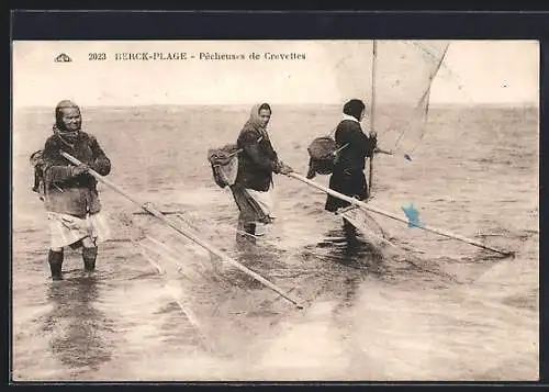 AK Berck-Plage, Pêcheuses de Crevettes