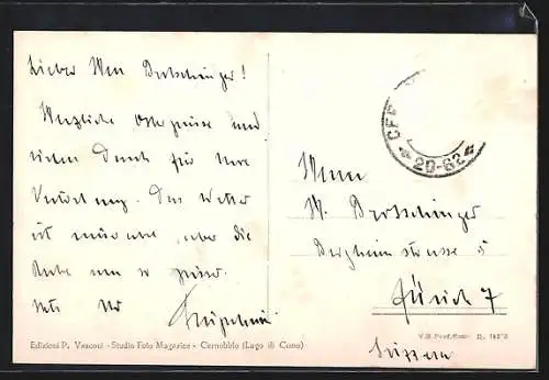 AK Cernobbio /Lago di Como, Veduta generale