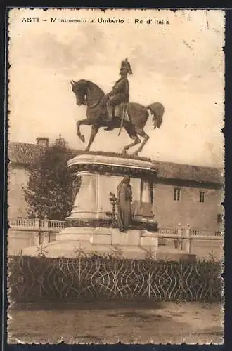 AK Asti, Monumento a Umberto I