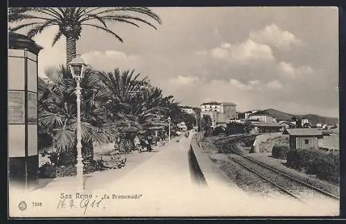 AK San Remo, La Promenade