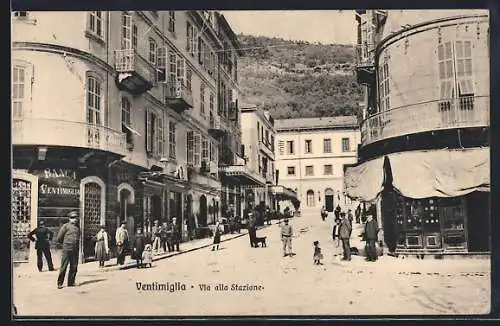 AK Ventimiglia, Via alla Stazione