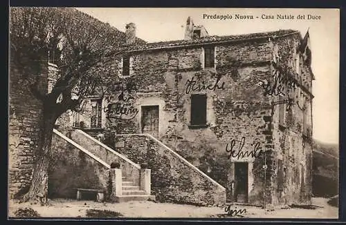 AK Predappio Nuova, Casa Natale del Duce