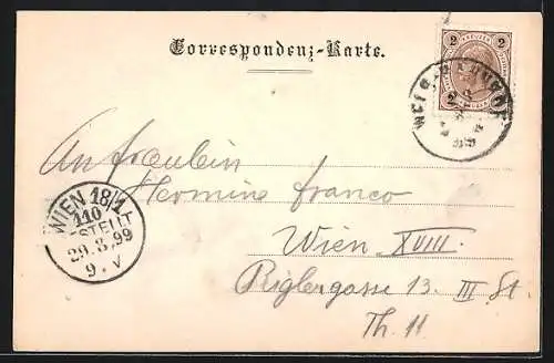 AK Wels, Totalansicht aus der Vogelschau