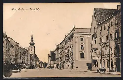 AK Wels /O.-Oe., Stadtplatz