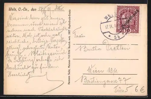 AK Wels /O.-Oe., Stadtplatz