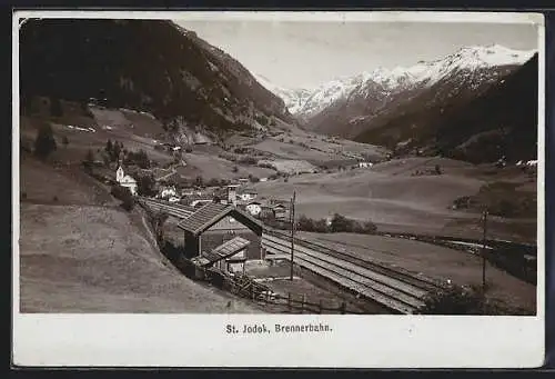 AK St. Jodok, Gleise der Brennerbahn