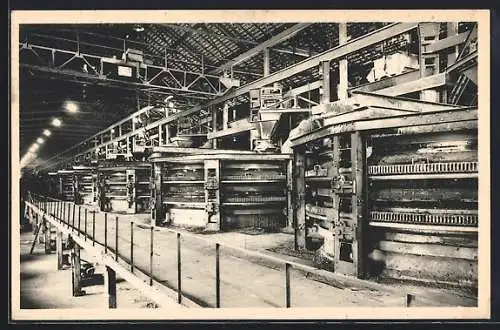 AK Antwerpen, Fonderies de Zinc de la Vieille Montagne, Usine de Baelen, Fours de Spirlet pour le grillage des blendes