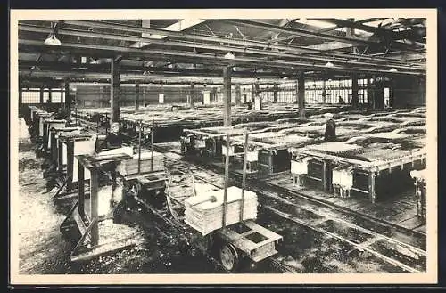 AK Antwerpen, Fonderies de Zinc de la Vieille Montagne, Usine de Baelen, Salle des bacs d`électrolyse du zinc