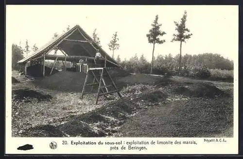 AK Beringen, Exploitation de limonite des marais