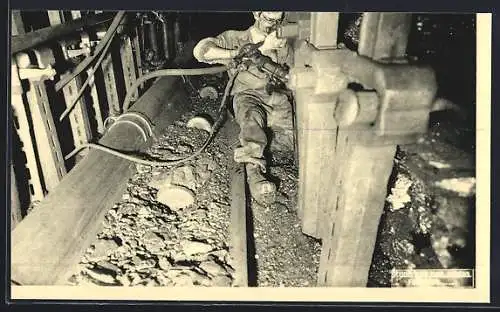 AK Monceau-sur-Sambre, Charbonnages de Monceau-Fontaine, siège no. 24, Evacuation du charbon par freineur à disques