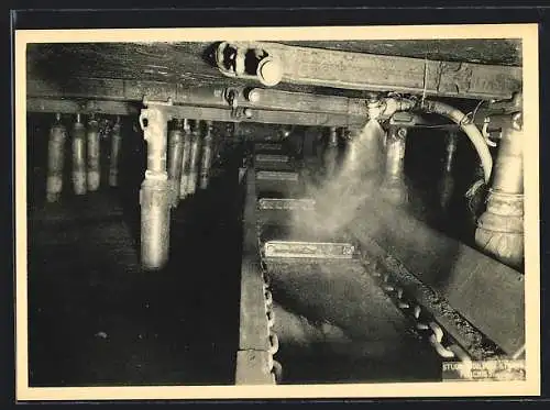 AK Monceau-sur-Sambre, Charbonnages de Monceau-Fontaine, siège no. 4, Pulvérisateur en service