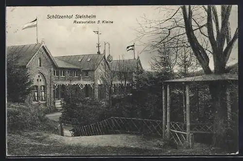 AK Steinheim / Westf., Restaurant Schützenhof von I. Kleine