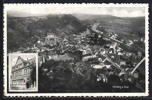 AK Ehrang /Trier, Gasthaus Schützenhof J. Ranalletta, Gesamtansicht aus der Vogelschau