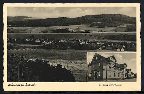 AK Unhausen, Gasthaus Wilh. Wagner, Generalansicht