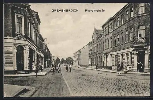 AK Grevenbroich, Gasthof zur Krone v. Peter Koch in der Rheydterstrasse