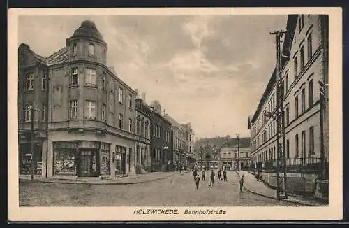 AK Holzwickede, Blick in die Bahnhofstrasse