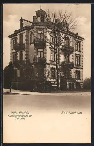 AK Bad Nauheim, Villa Florida, Frankfurterstrasse 39