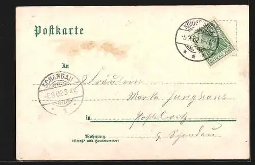 Lithographie Königsbrück, Hotel zum schwarzen Adler, Barracken-Lager, Totalansicht