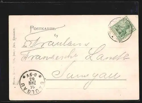 AK Stuttgart, Hotel Europäischer Hof, Friedrichstrasse 15