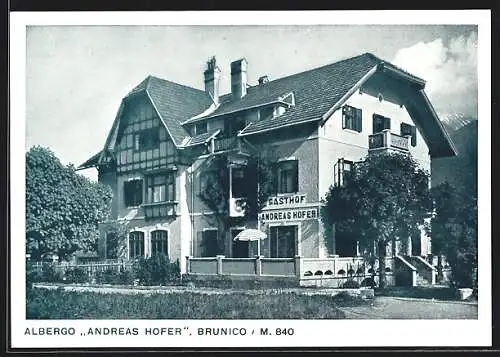 AK Brunico, Albergo Andreas Hofer v. P. Schifferegger