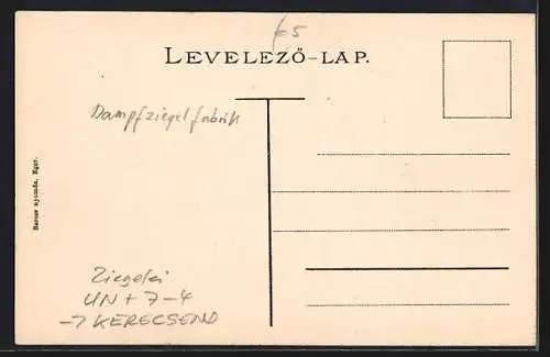 AK Kerecsend, Kerecsendi gözteglagyar