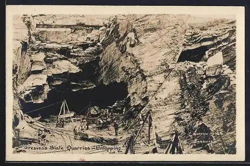 AK Camborne, Greaves`s Slate Quarries, Untopping