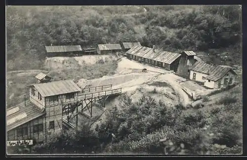 AK Urbeis, Silberbergwerk Lubine aus der Vogelschau