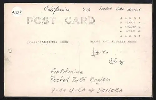 AK Sonora, Goldmine, Pocket Belt Region
