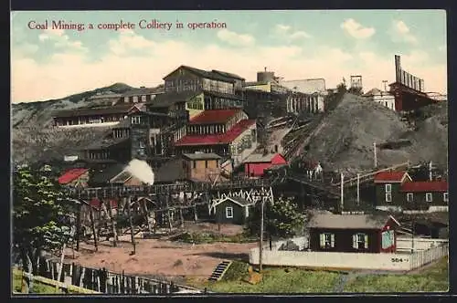 AK Shenandoah, PA, Coal Mining, a complete Colliery in operation