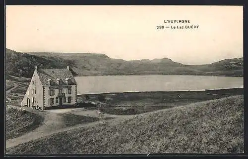 AK Lac Guéry, Vue sur le lac et maison en bordure