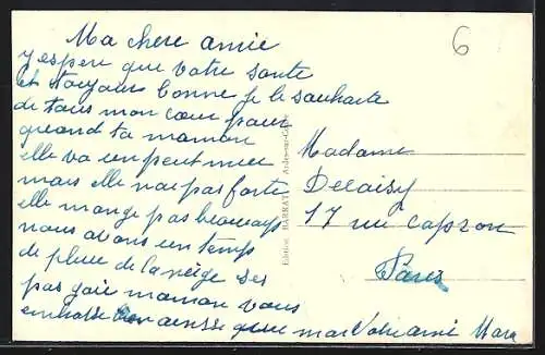 AK Ardes-sur-Couze, Vue générale et le Viaduc