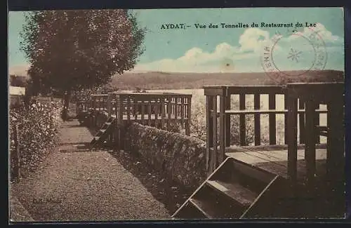 AK Aydat, Vue des Tonnelles du Restaurant du Lac