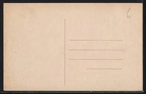 AK Aigueperse, Souvenir avec vues de monuments et architecture locale