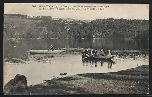 AK Tazenat, La flottille du lac pittoresque et merveilleux d`Auvergne