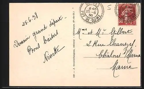 AK Sancy /Vallée d`Enfer, Téléphérique, gare départ