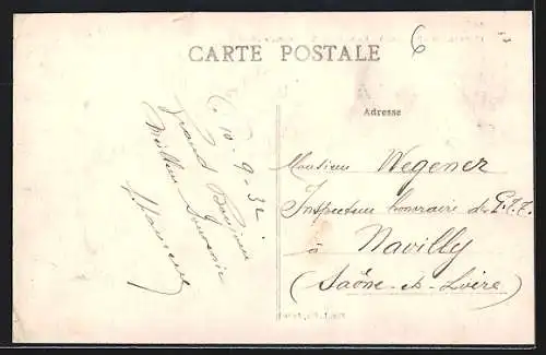 AK Sauxillanges, Vue générale (Sud)