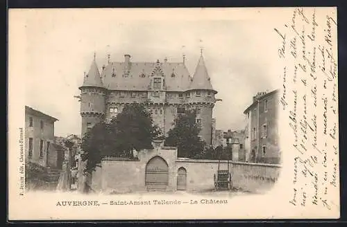 AK Saint-Amant-Tallende, Le Château en Auvergne