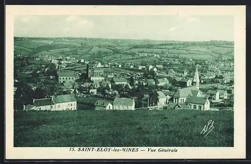 AK Saint-Eloy-les-Mines, Vue Générale