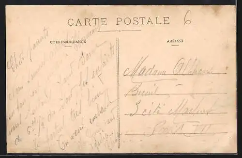 AK Clermont-Ferrand, Souvenir avec vue panoramique et portrait d`une jeune fille